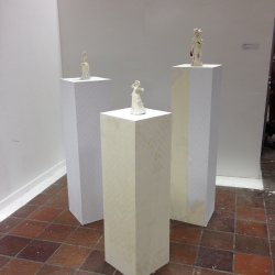 Untitled (Three Ornamental Figures, 3 Ornamental Plinths), 2014